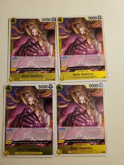 One Piece tcg - 4x Basil Hawkins - OP10-109 - NM - Image 1