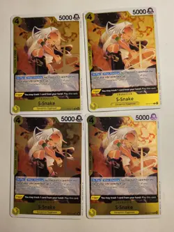 One Piece tcg - 4x S-Snake - OP13-114 - NM - Image 1