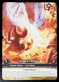 World of Warcraft TCG Dragon's Breath (Extended Art) - Fires of Outland 39/246 - Image 1