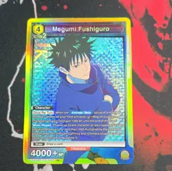 Union Arena Megumi Fushiguro SR Holo Character Card UEX02BT 3-007 - Image 1