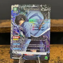 Sung Jinwoo 049 SR* Super Rare 1 Star Union Arena Solo Leveling - Image 1