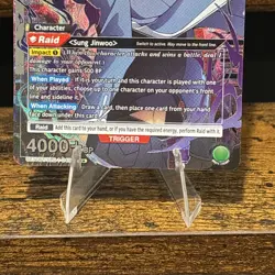 Sung Jinwoo 049 SR* Super Rare 1 Star Union Arena Solo Leveling - Image 3