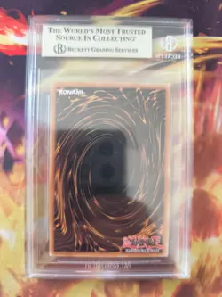 Yu-Gi-Oh Ghost Rare Karte Card Red Eyes Black Dragon Rotaugiger Beckett BGS 7.5 - Image 5