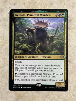 MTG NM Nemata, Primeval Warden [Dominaria United] - Image 1