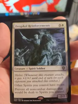 Drogskol Reinforcements Commander: Innistrad: Crimson Vow Regular - Image 1