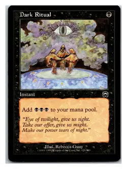 Mercadian Masques #129 Dark Ritual - Image 1