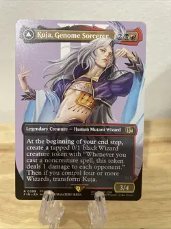 MTG Kuja, Genome Sorcerer / Trance Kuja Fate Defied Borderless Regular #399 NM/M - Image 1