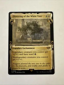 Flowering of the White Tree (Showcase Scrolls) - MTG The Lord of the Rings LTR - Image 1