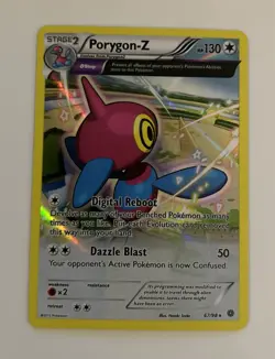 Porygon-Z 67/98 XY-Ancient Origins Holo Pokemon LP - Image 1