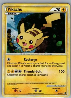 Pikachu - HGSS03 Holo HGSS Promos - Pokemon Card - NM - Image 1
