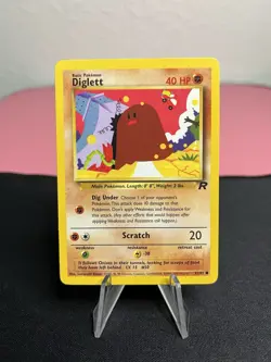 Diglett 52/82 Pokemon Team Rocket - Vintage Trading Card - Image 1