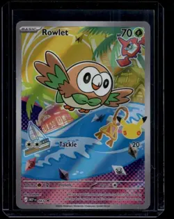 Pokemon TCG Rowlet 043 Mega Evolution Promo NM B - Image 1