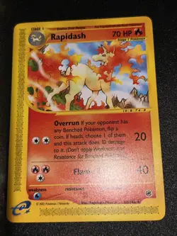 Pokemon TCG Rapidash Expedition 62/165 Non-Holo RARE NEAR MINT - Image 2