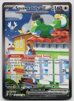 Squawkabilly ex 264/193 Paldea Evolved Pokemon NM - Image 1