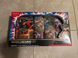 Pokemon TCG Mega Lucario ex Premium Figure Collection Box Factory Sealed - Image 1