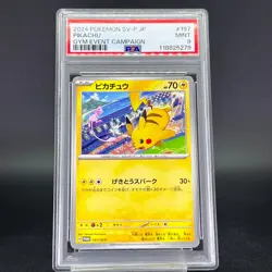 PSA 9 Pikachu 197/SV-P 120/SV-P Gym Promo Japanese Pokemon Card - Image 3