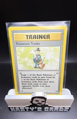 Pokemon Trader 077/102 Base Set Regular - Image 1