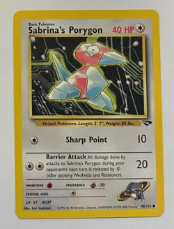 Pokemon TCG Sabrina's Porygon Gym Challenge 98/132 FREE SHIPPING! - Image 1