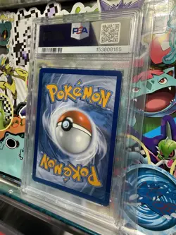 Pokemon 2015 M Rayquaza EX Ultra Rare Holo Roaring Skies #76/108 PSA 7 - Image 2