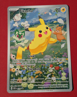 Pokemon TCG - Pikachu - SVP088 Illustration - Black Star Promo NM - Image 1