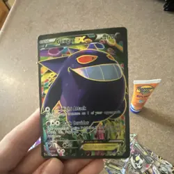 Gengar EX Full Art Holo Pokemon Card 114/119 Night Attack Dark Corridor - Image 3
