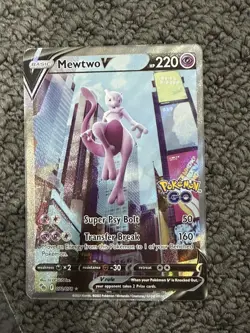 Mewtwo V 072/078 Pokemon GO Ultra Rare NM - Image 1