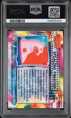 Pokemon 1999 Topps SIGNED Mewtwo Stealing Pokemon By Jay Goede PSA AUTO 10 !! - Image 3