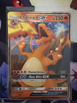 Pokemon TCG 2019 Sun & Moon Hidden Fates Charizard GX 9/68 - Image 1