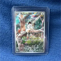 Meowth 106/094 Illustration Rare Holo - Phantasmal Flames, English - Image 1