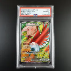 PSA 10 Ethan's Ho-Oh ex 209/182 Pokemon Destined Rivals Full Art Graded - Image 1