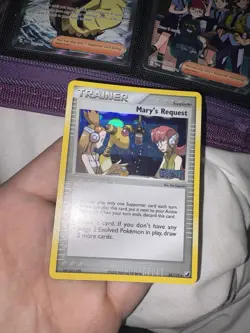 Pokemon TCG HOLO Mary's Request 86/113 EX Delta Species Uncommon Trainer 2005 - Image 1