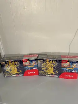 Pokemon Surging Sparks ETB & Booster Bundle Costco 2-Pack 2X Factory Sealed - Image 1