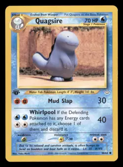Quagsire 48/64 1st Edition Neo Revelation 2001 Pokemon - Image 1