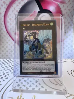 Yugioh Lyrilusc Ensemblue Robin 1st Edition Ultra Rare LEDS-EN037 Yu-Gi-Oh! - Image 1