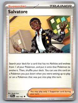 Salvatore 160/162 Uncommon Temporal Forces Pokemon Near Mint - Image 1