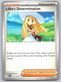 Lillie's Determination 119/132 Uncommon Mega Evolution Pokemon Near Mint - Image 1