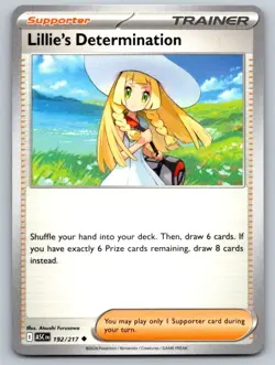 Lillie's Determination 192/217 Uncommon Ascended Heroes Pokemon Near Mint - Image 1