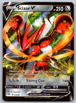 SCIZOR V 118/189 Ultra Rare - Darkness Ablaze Pokemon TCG - Image 1