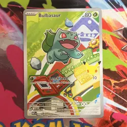 Pokemon TCG Bulbasaur 037 Celebration Mega Evolutions Black Star Promo - Image 1