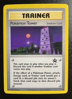 Pokemon Tower Black Star Promo #42 NM WOTC - Image 1