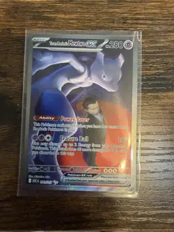 Pokemon *Authentic* Team Rockets Mewtwo EX Full Art 281/217 Ultra Rare Mint Holo - Image 1