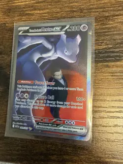 Pokemon *Authentic* Team Rockets Mewtwo EX Full Art 281/217 Ultra Rare Mint Holo - Image 3