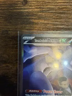Pokemon *Authentic* Team Rockets Mewtwo EX Full Art 281/217 Ultra Rare Mint Holo - Image 5