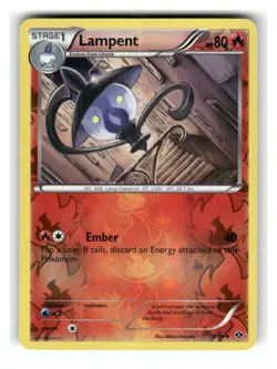 Lampent 19/99 Uncommon Next Destinies Pokemon Reverse Holo Lightly Played - Image 1