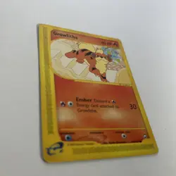 Pokemon Growlithe 051/147 Aquapolis Regular Uncommon 60HP English Unemoto 2002 - Image 2