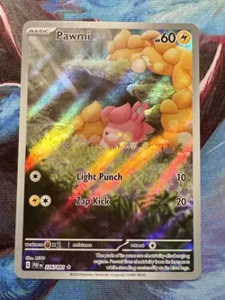 Pokemon Pawmi 226/091 Paldean Fates Illustration Rare - Image 1