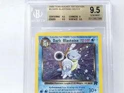 Pokemon Rocket Unlimited Blastoise Holo #3 Bgs 9.5 Very Nice!!! - Image 2