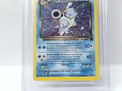 Pokemon Rocket Unlimited Blastoise Holo #3 Bgs 9.5 Very Nice!!! - Image 4