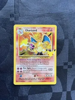 Pokemon Charizard 4/102 Celebrations Holo 25th Anniversary Mint/NM - Image 1