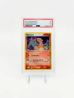 2007 POKEMON EX POWER KEEPERS #6 CHARIZARD-HOLO PSA 5 - Image 1